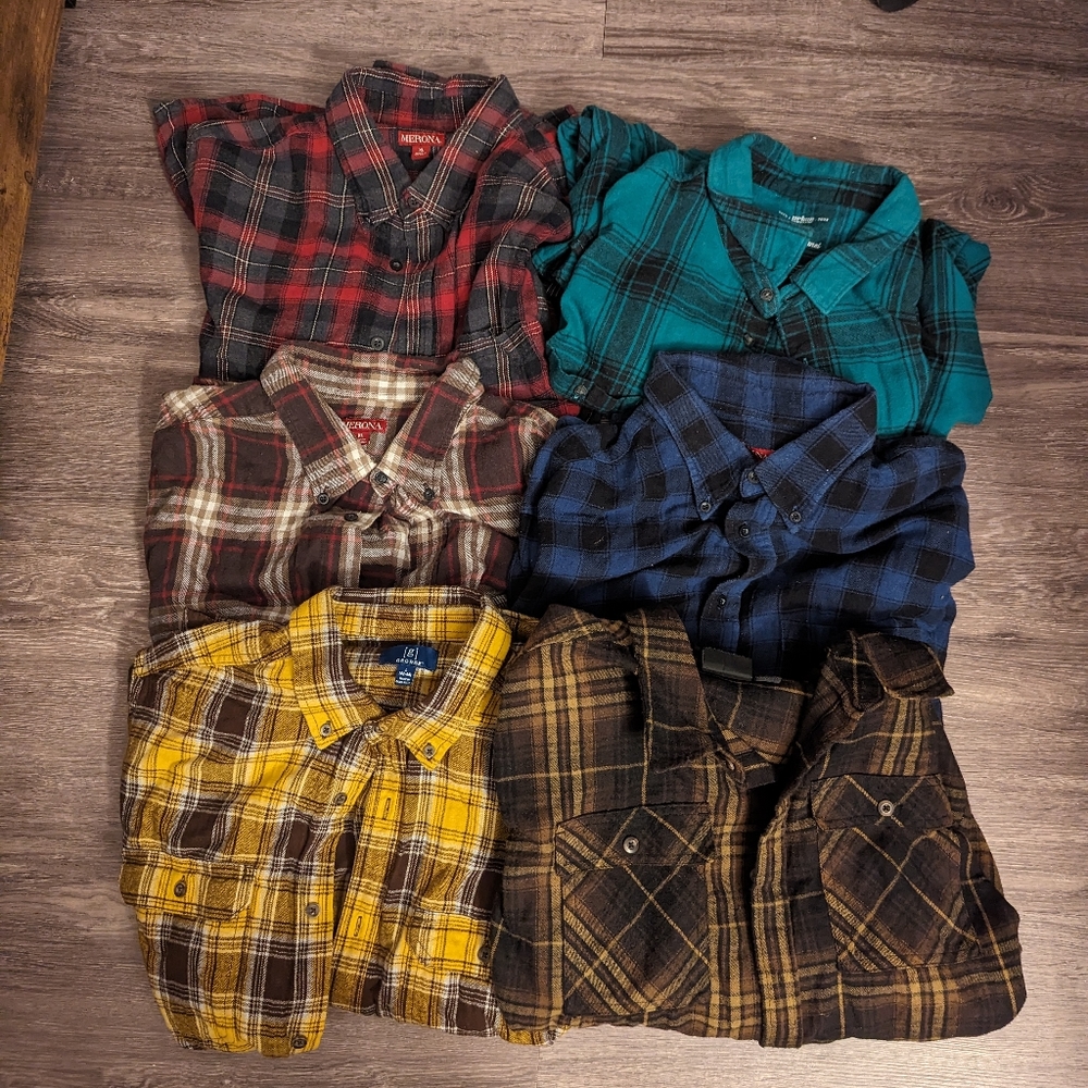 Vintage Flannels Lot